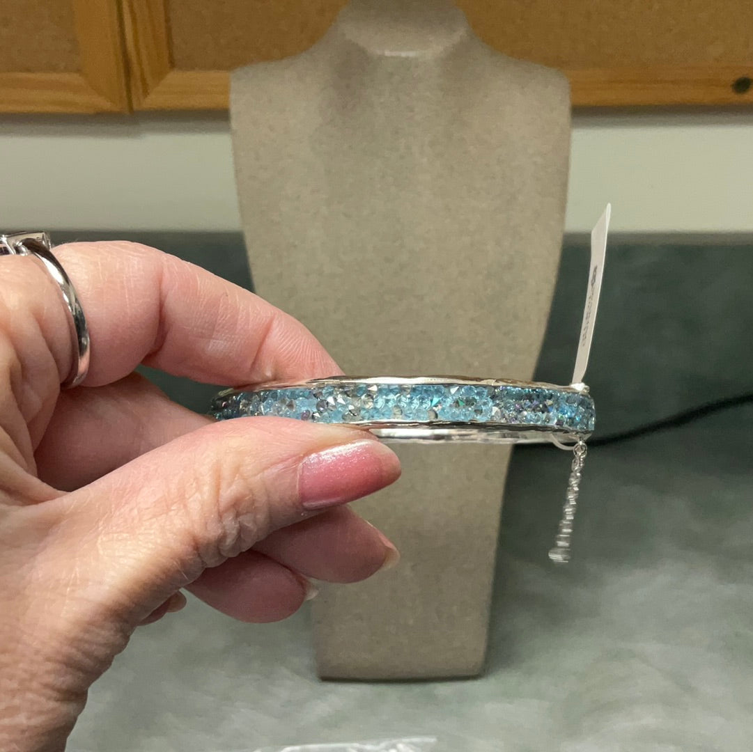 Kristal Hinge Bangle - Lunessense