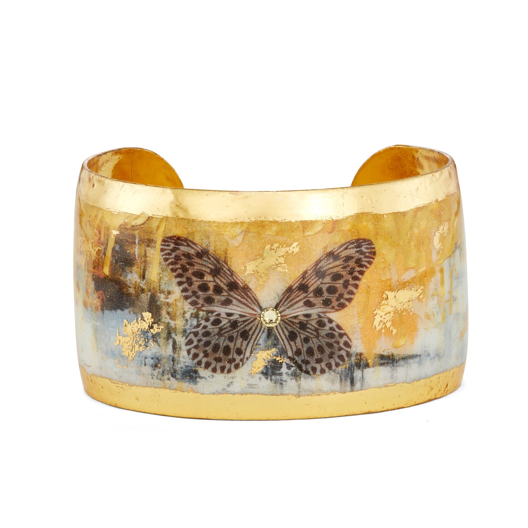 GOLD RUSH BUTTERFLY CUFF - 1.5"