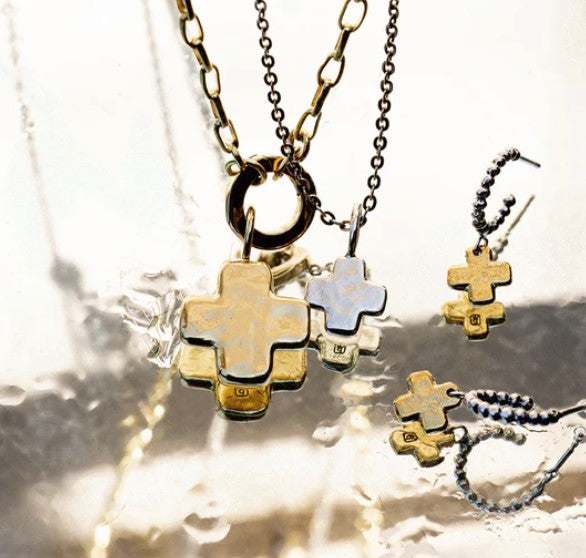 Life in Balance Cross Pendant-Small
