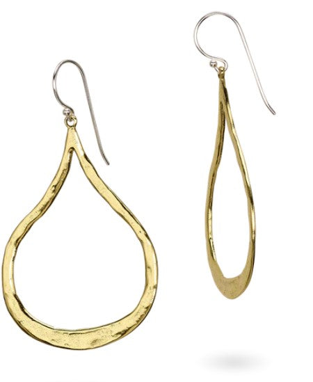 Swoon Earrings - Ceramic Coated Brass