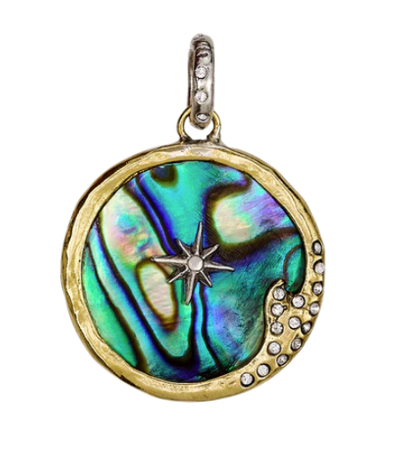 The Sea is Always Home Abalone Pendant