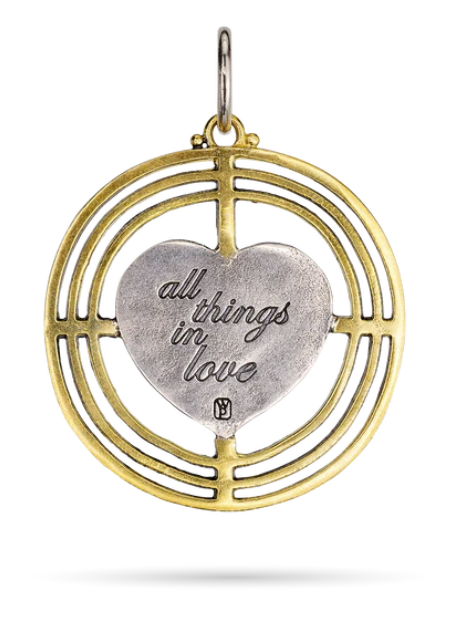 All Things in Love Medallion