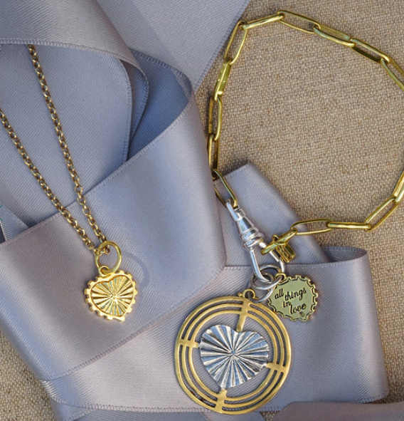 All Things in Love Medallion