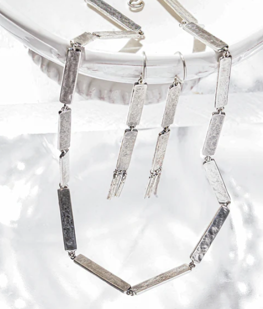 Linear Necklace - Sterling Silver