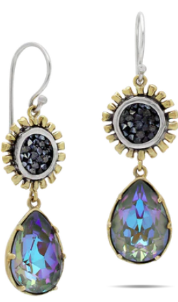 Kristal Be the Light Pear Drop Earrings - Glisten