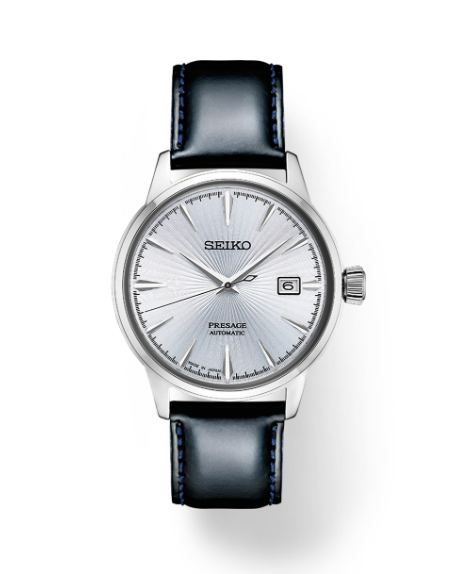 Presage Cocktail Time SS Automatic Light Blue Dial