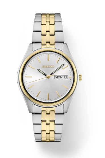 Essentials SS TT Quartz White Dial