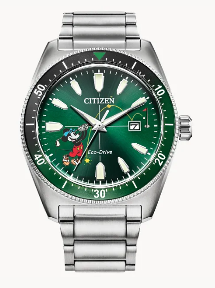 Men DCL WR100 SS Bracelet Green