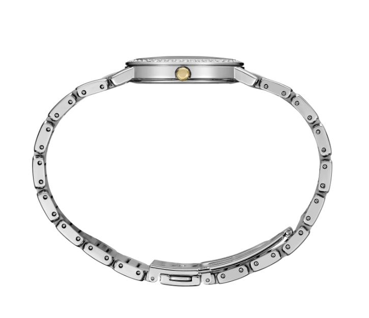 Essentials Crystal SS TT Solar Mother of Pearl Dial