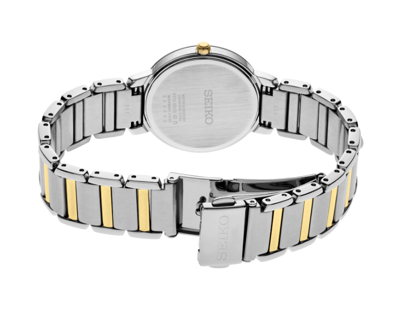 Essentials Crystal SS TT Solar Mother of Pearl Dial