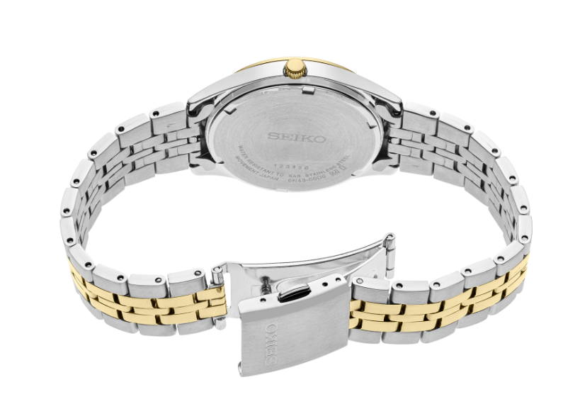 Essentials SS TT Quartz White Dial