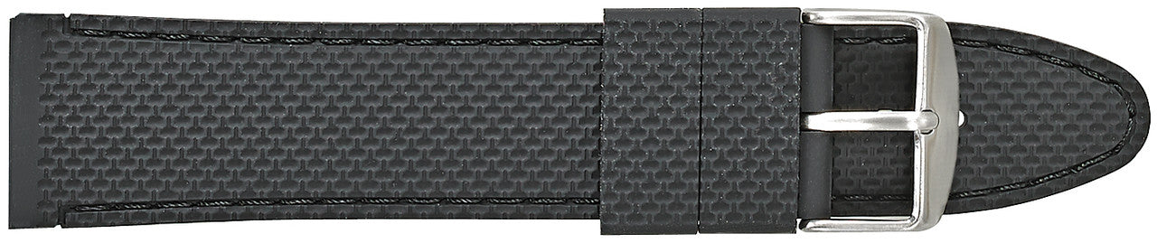 22X20R Silicone Sports Watchband with matched stitch