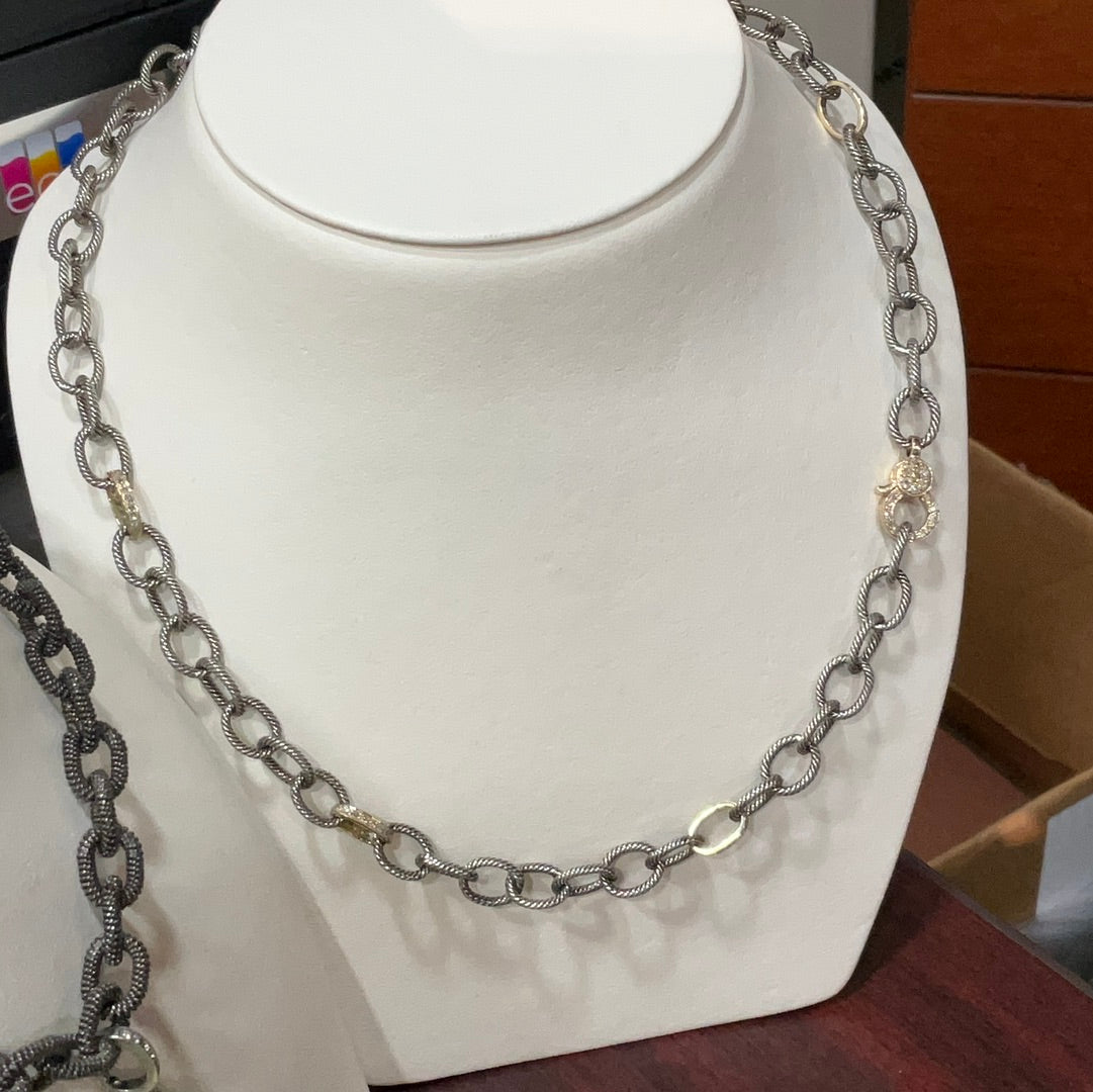 20" 14K lLink & SS Chain