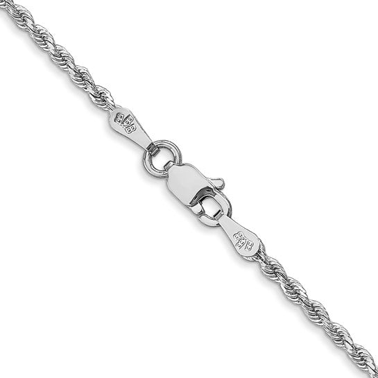 16' Diamond Cut Rope Chain 14K Yellow Gold