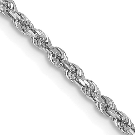 16' Diamond Cut Rope Chain 14K Yellow Gold