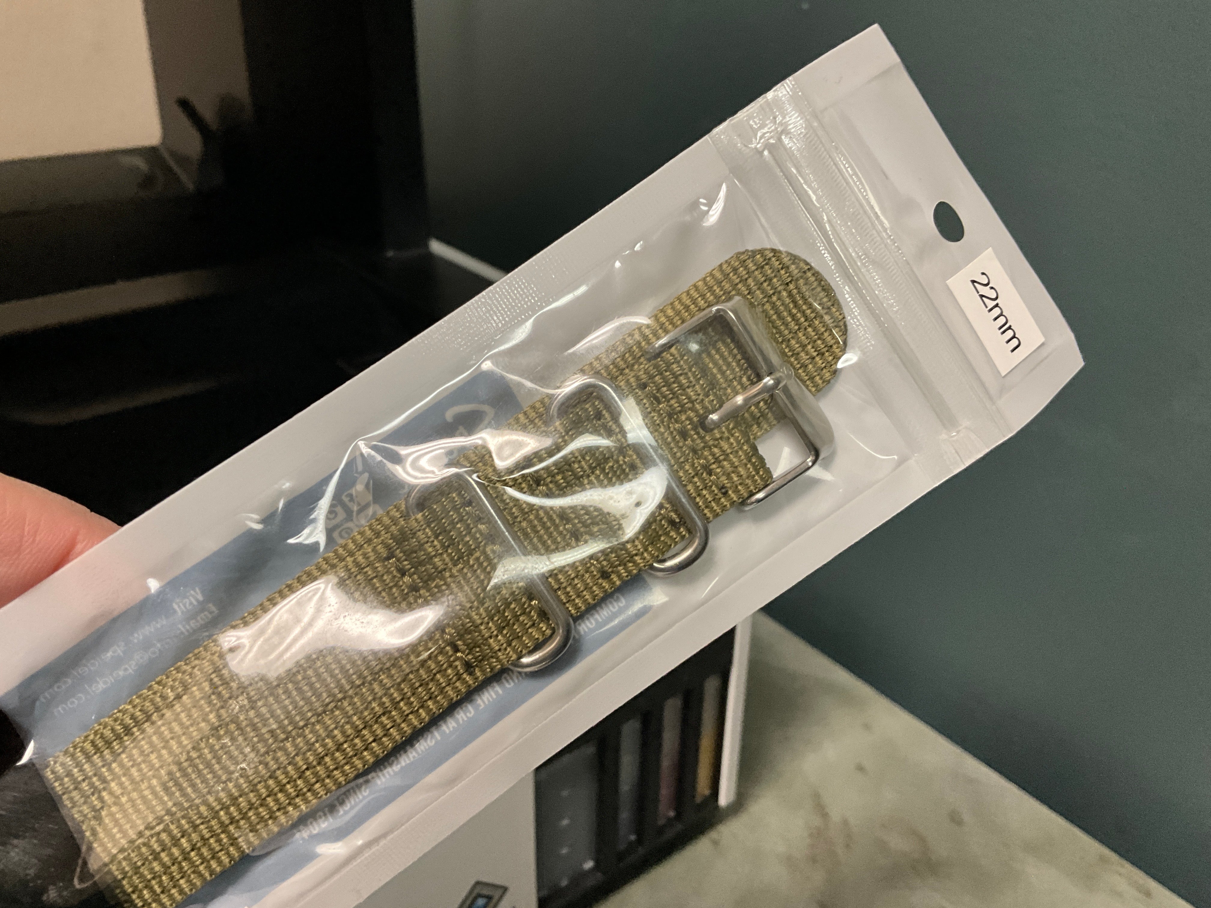 22MM Nato Strap Olive