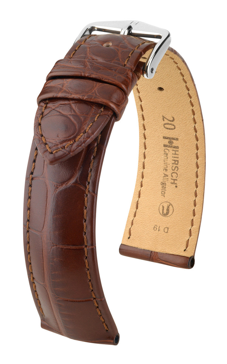24MM Brown Alligator