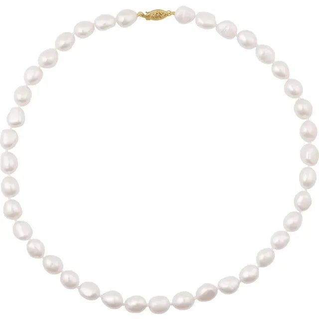 14KY Freshwater Pearl 18" Necklace