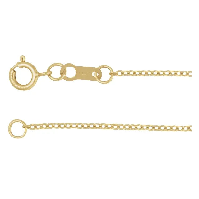 14KY 1MM Cable chain 16-18"