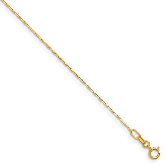 16" Gold Anchor Chain