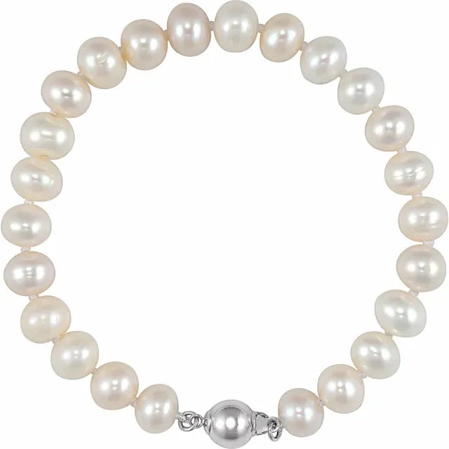 SS Freshwater Pearl Bracelet