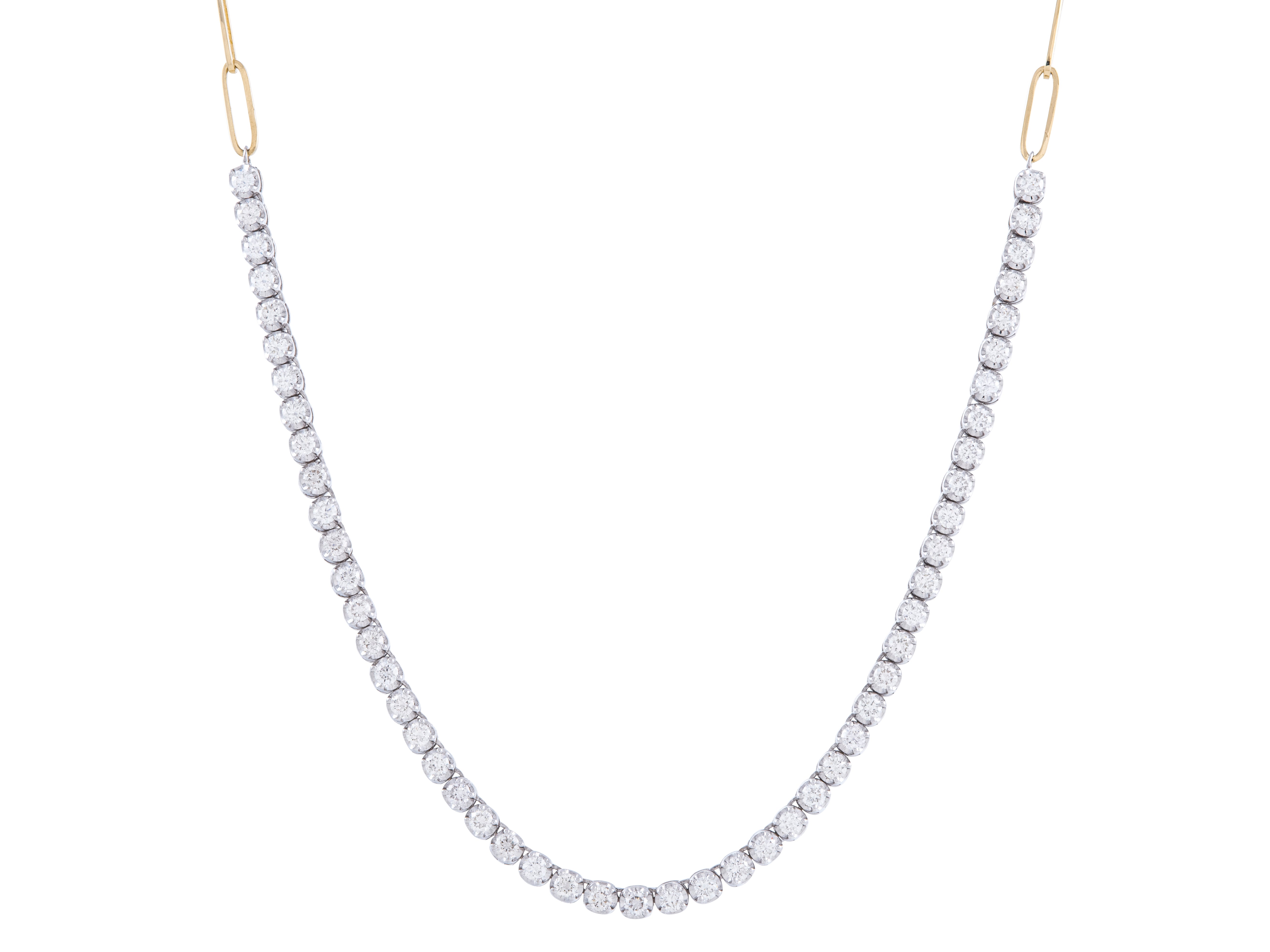 14KW/Y 2.55CT DIA+Link Chain 17”