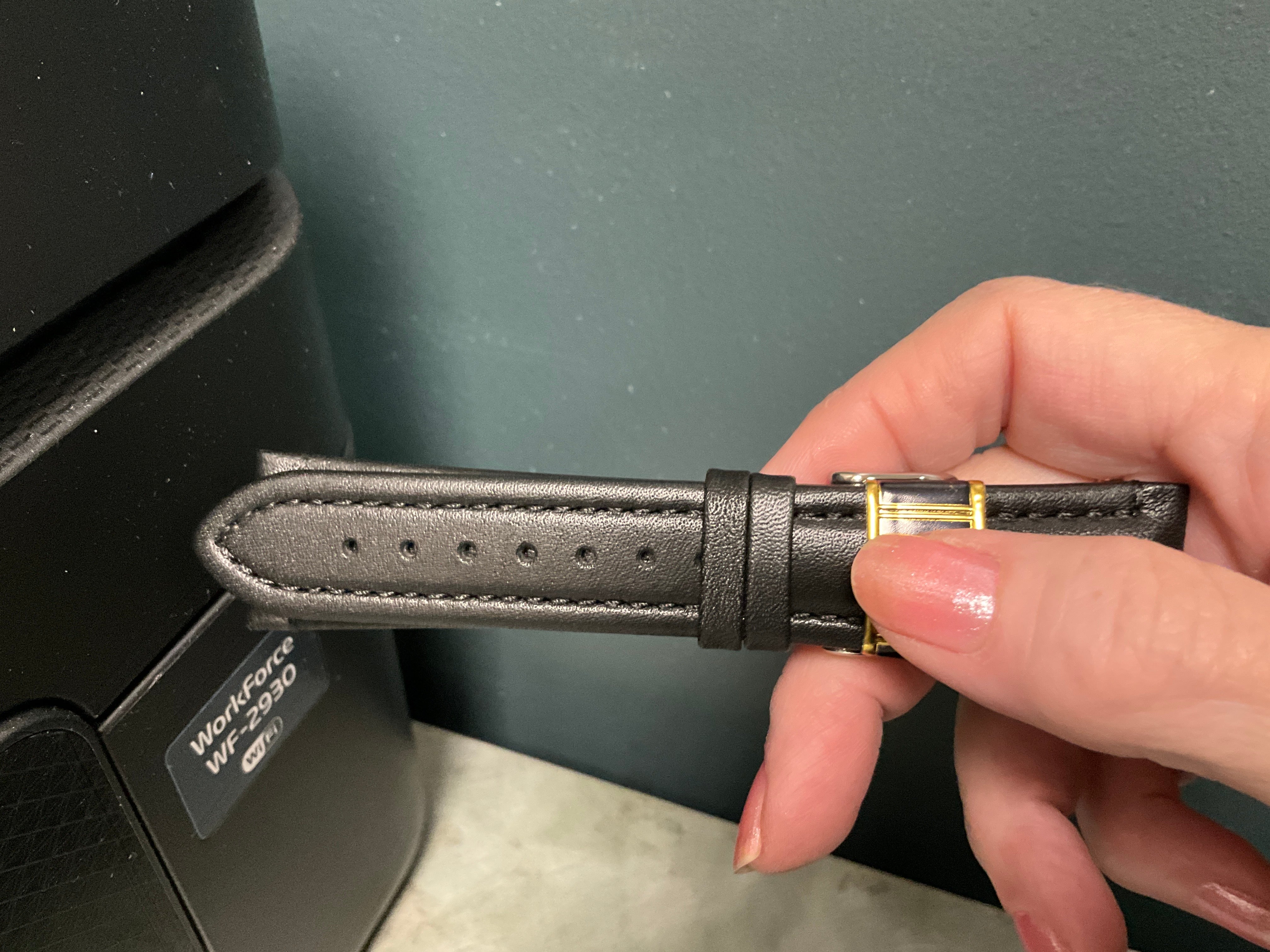 22MM Black Padded Waterproof
