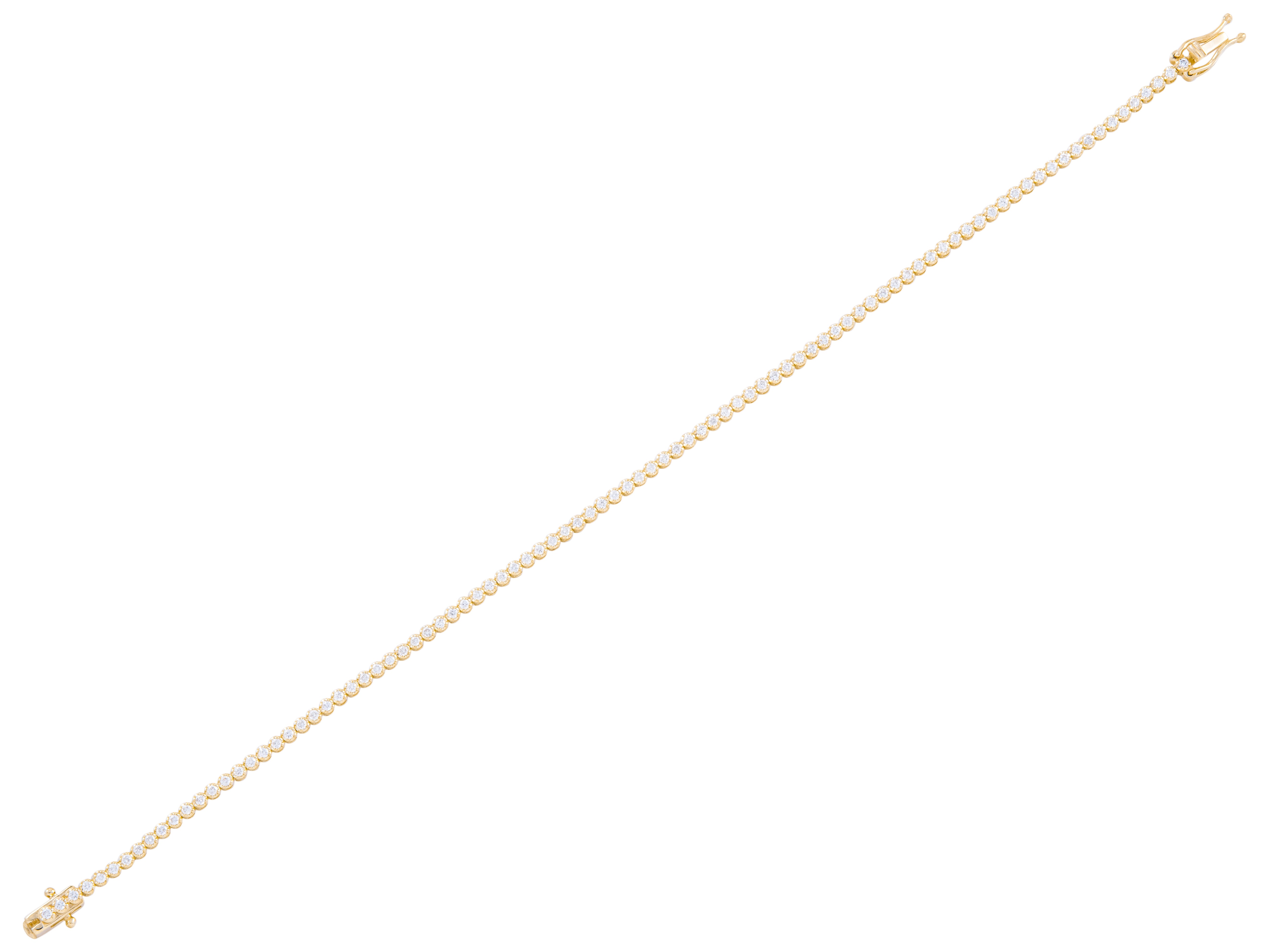 14KY .80CT Diamond Bracelet