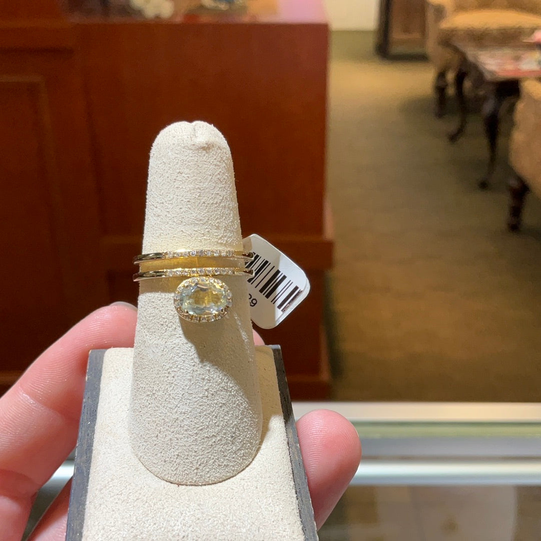 14ky Gr Amy/Dia Ring