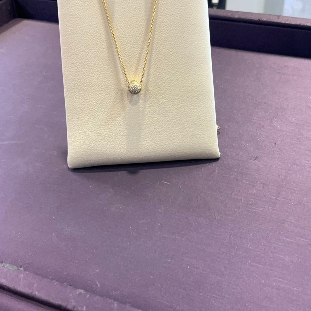 14ky .08tw Diam Necklace