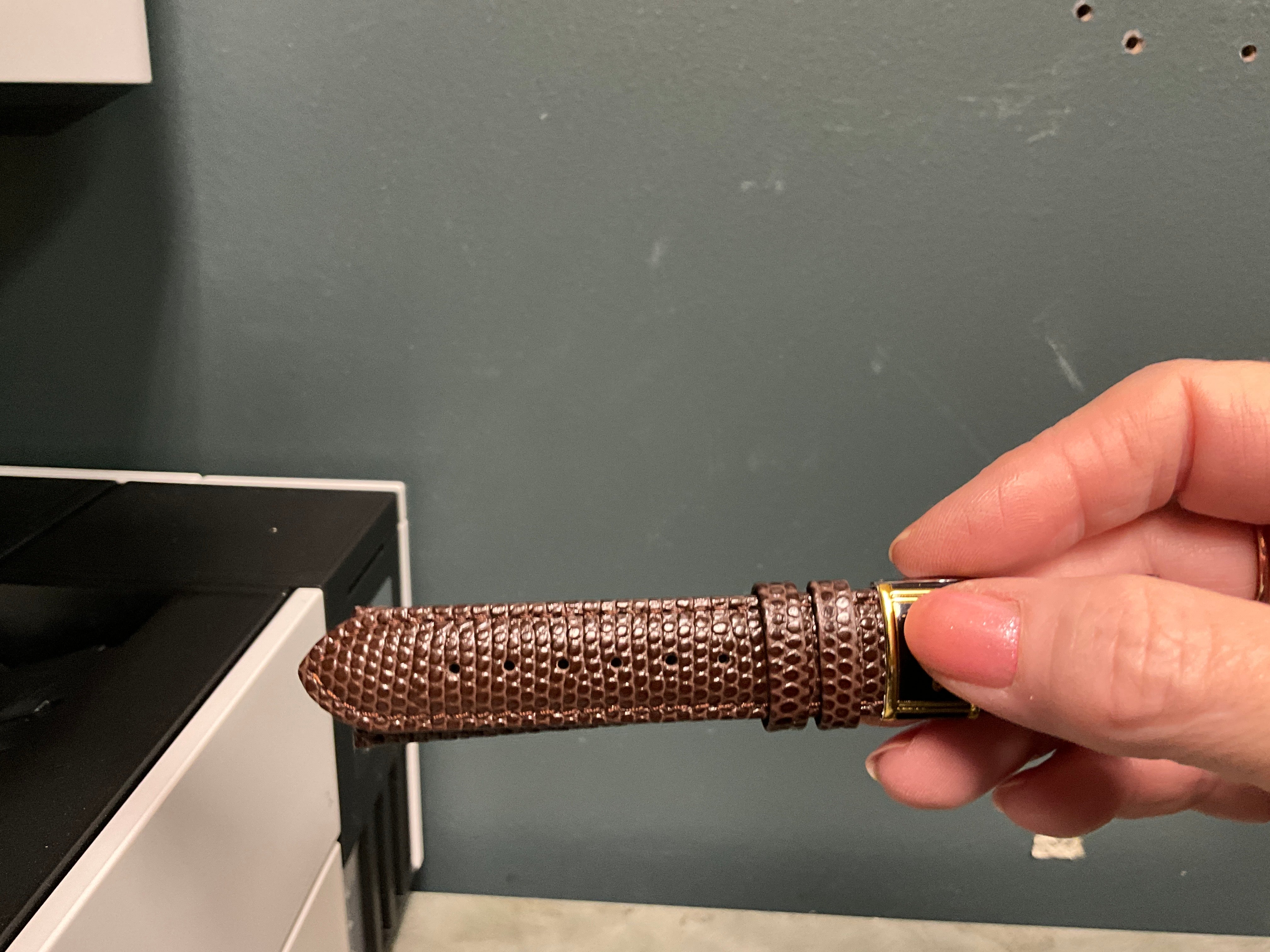 18MM Brown Lizard Grain