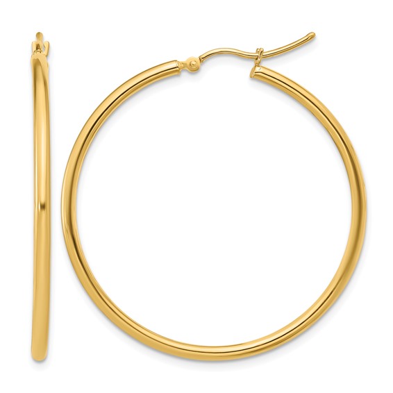 40MM 14KY Hoop Earrings