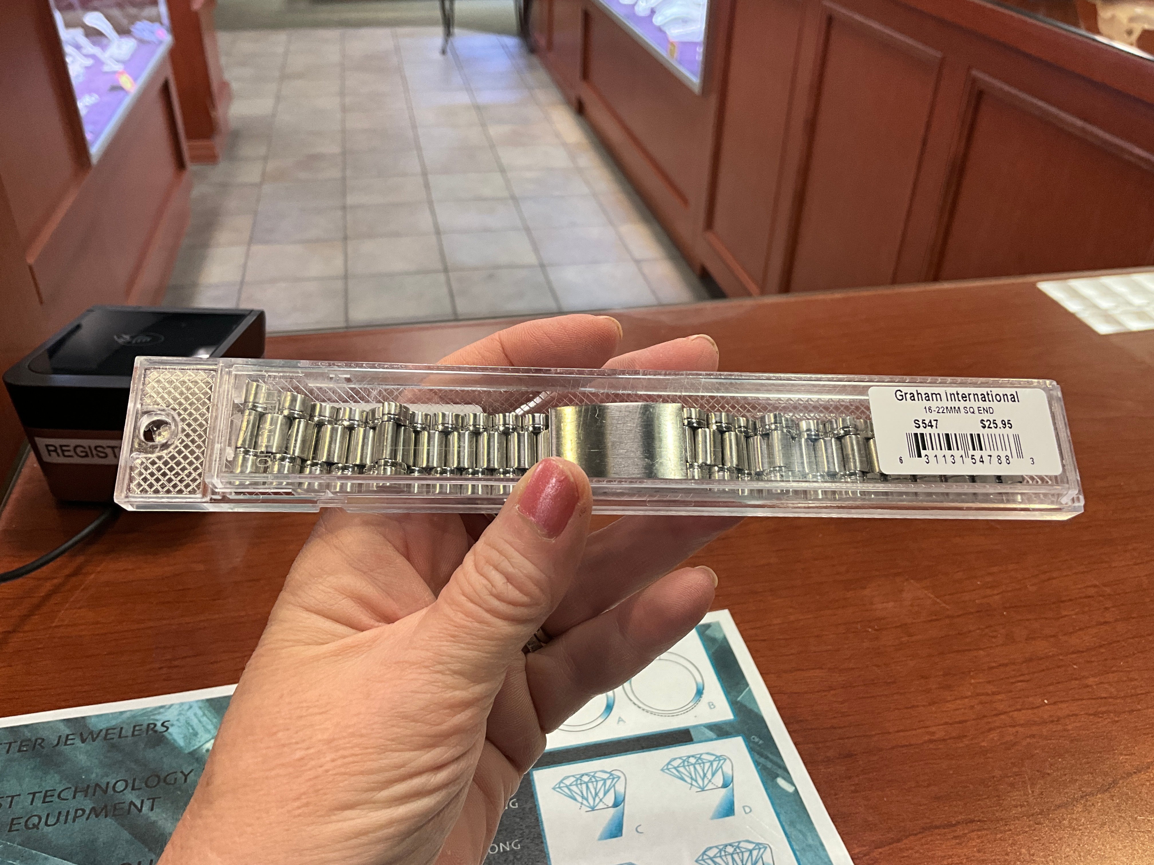 16-22MM SS SQ End Buckle