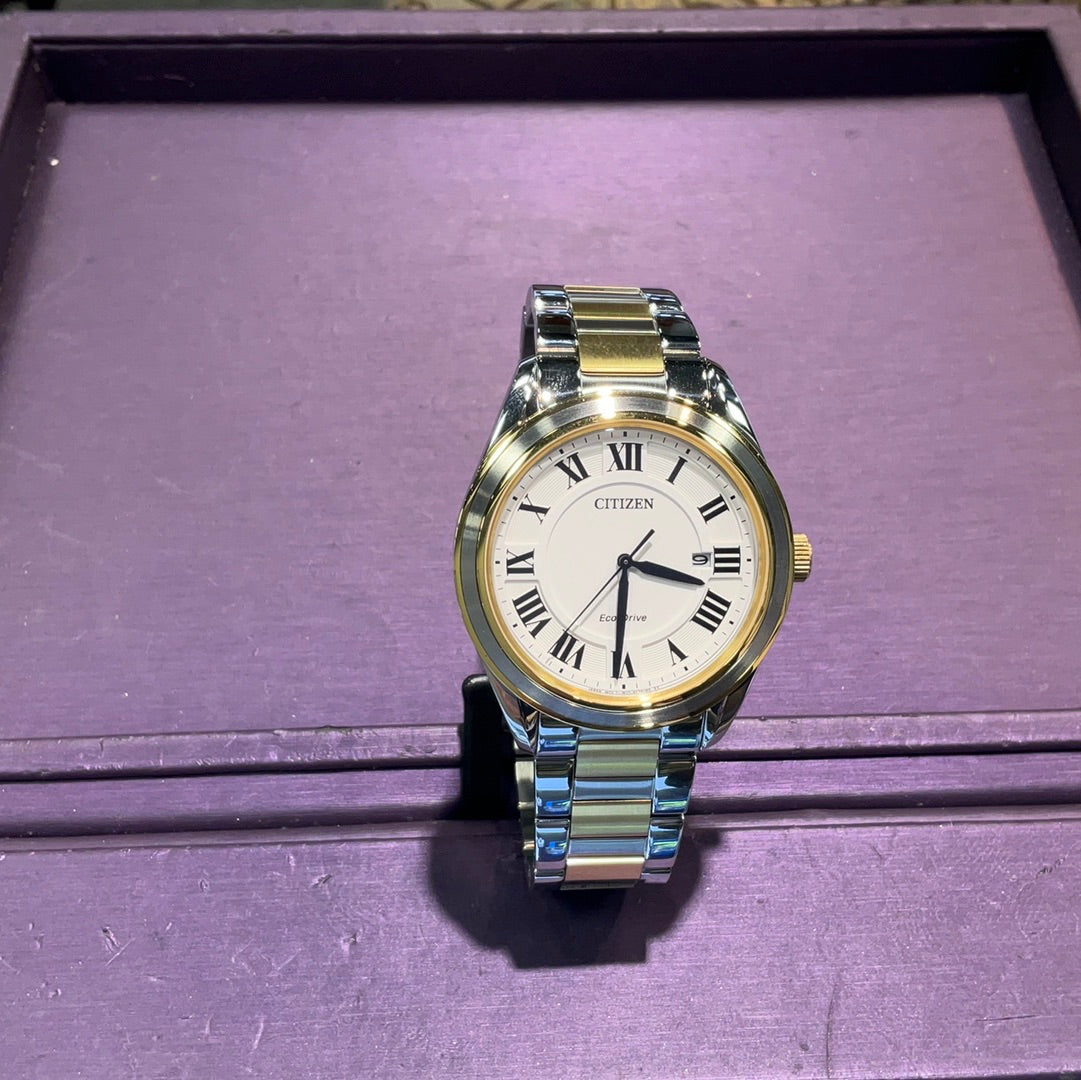 Men Eco WR50 SST Brac Whte