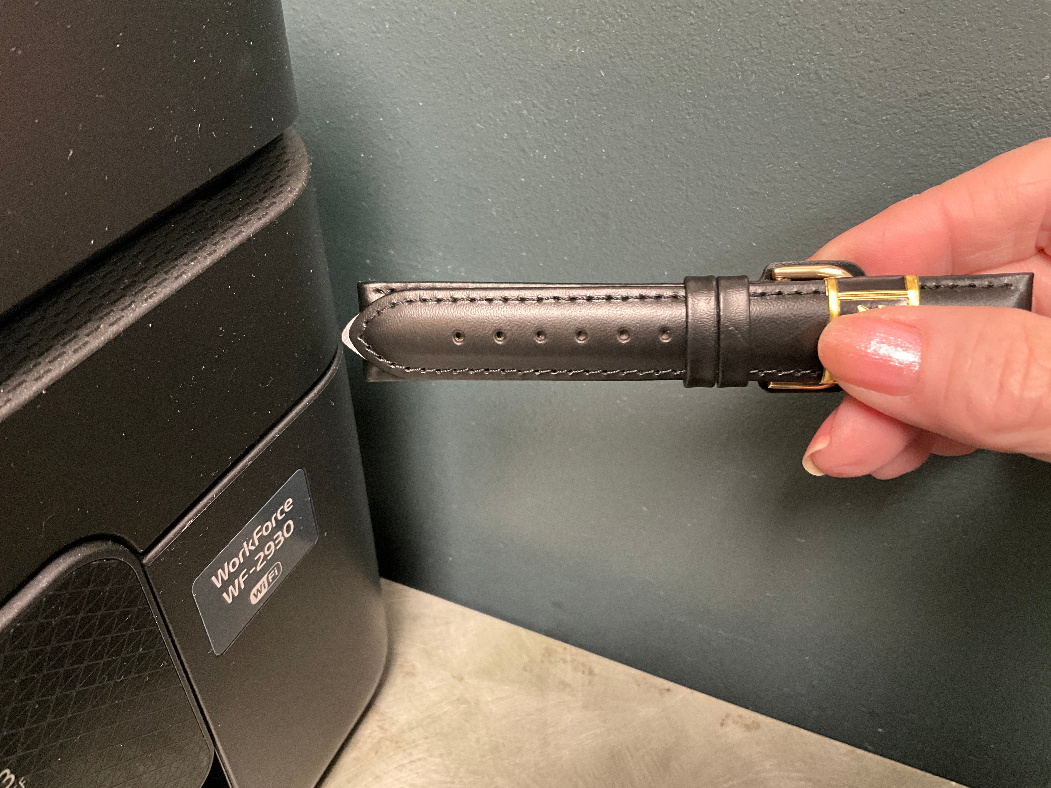 18MM Black Padded Band