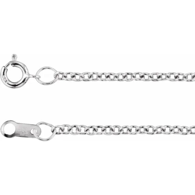 Sterling 1.5MM Cable Chain 30"