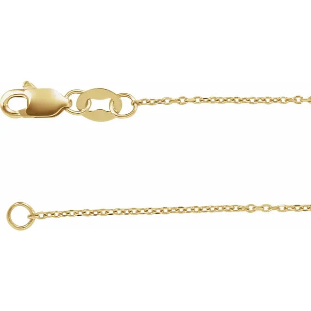 14KY 1MM D/C Cable Chain 18"