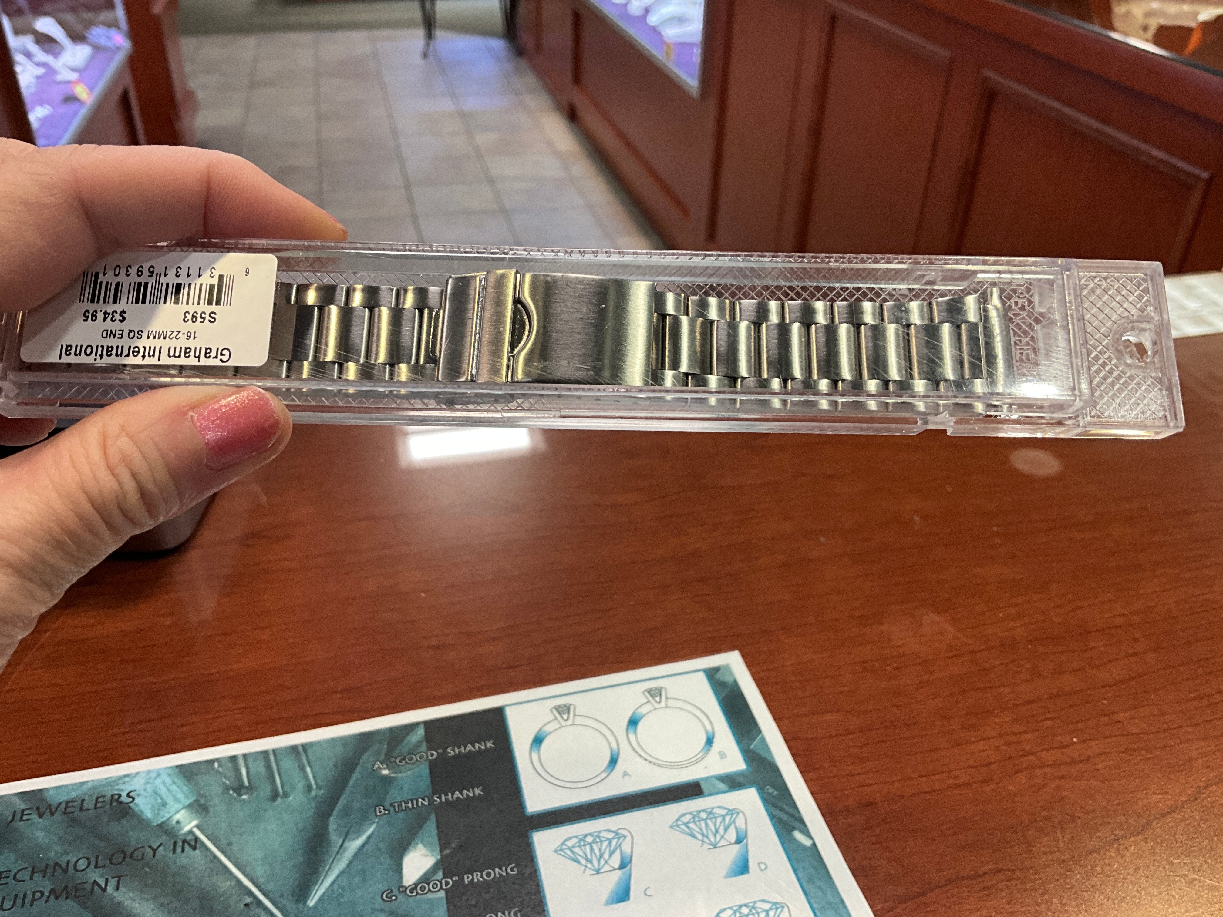 16-22MM Sq End Buckle