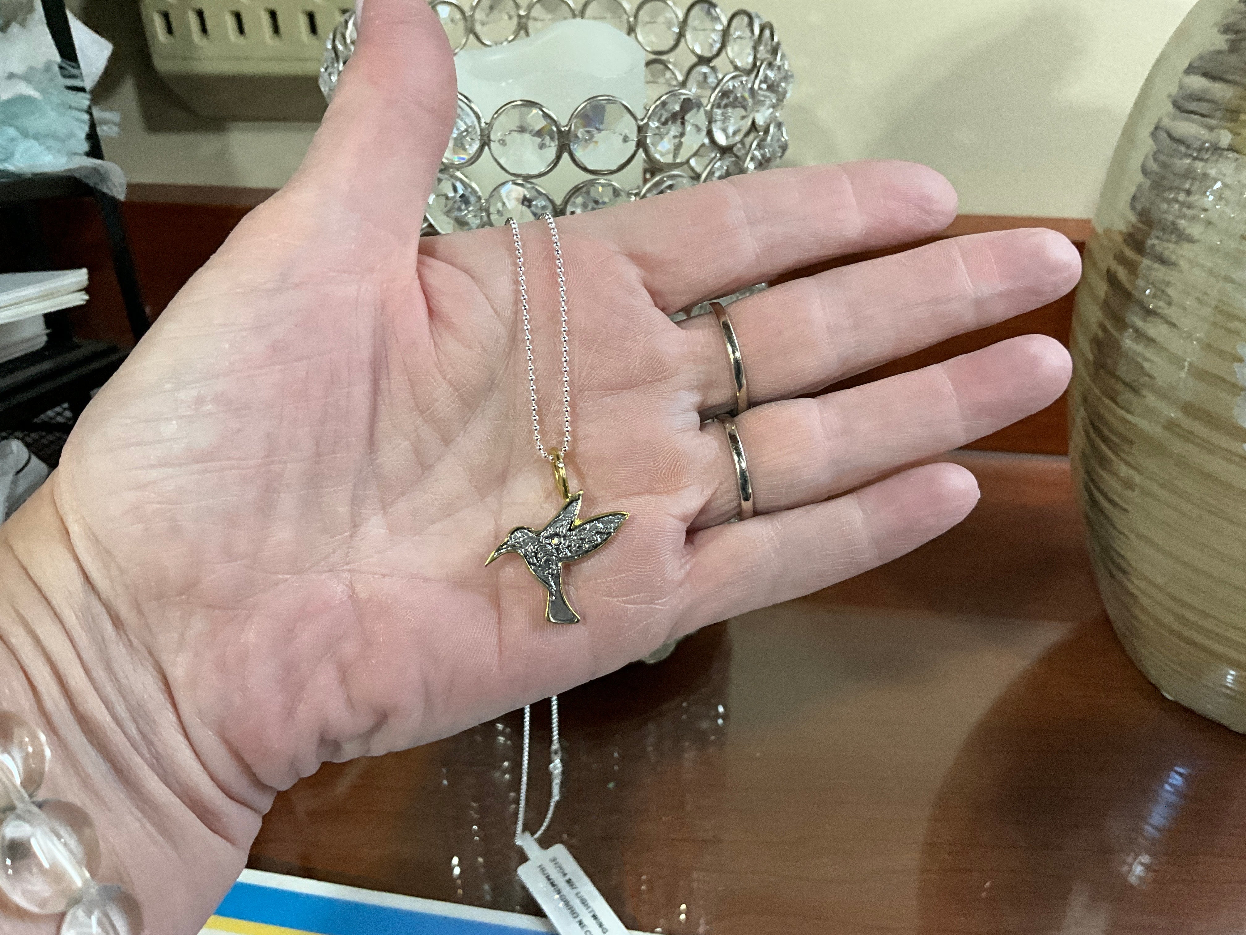 Lightwing Hummingbird Necklace
