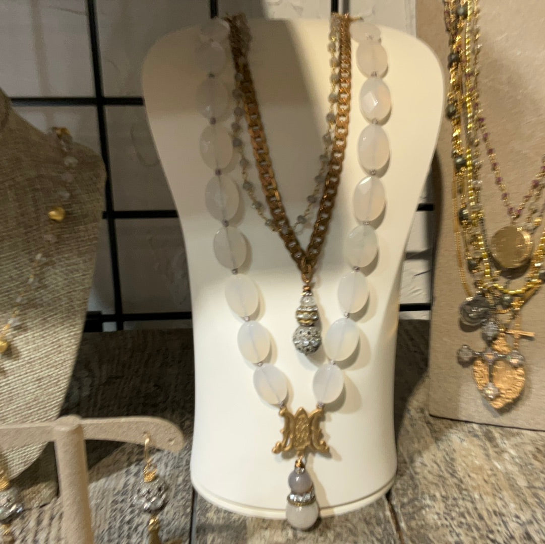 Moonstone Miraculous Medal
