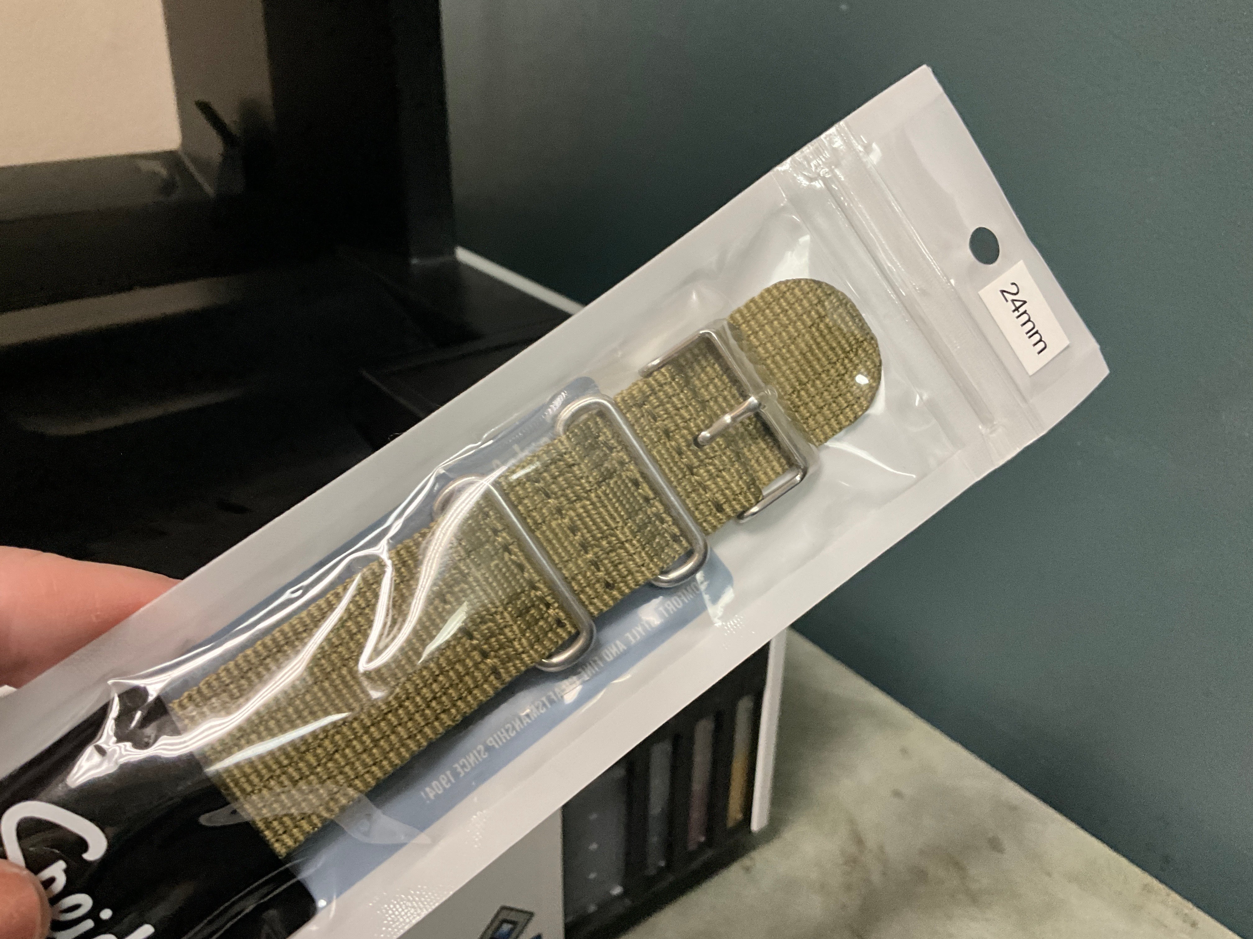 24MM Nato Strap Olive