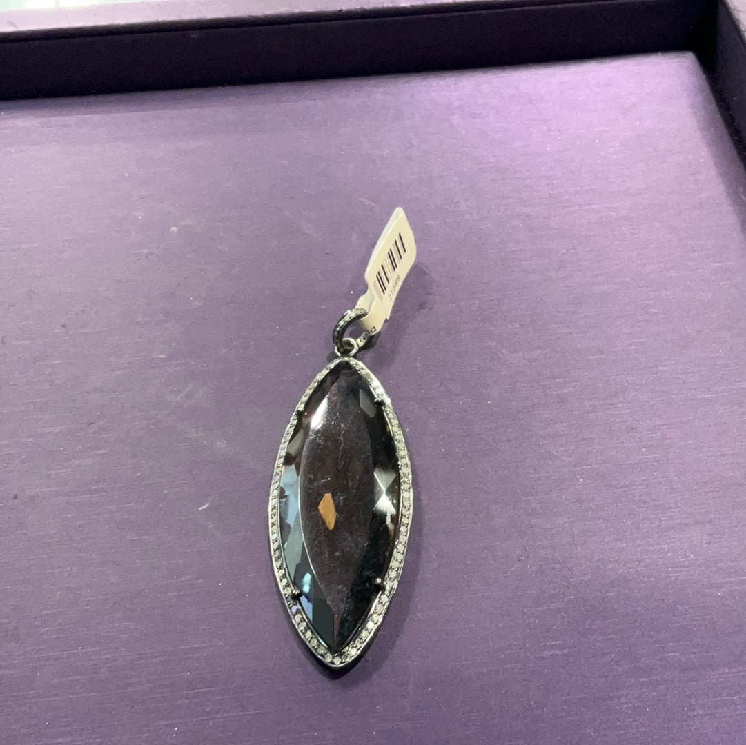 SS S Quartz Dia .80TW Pend