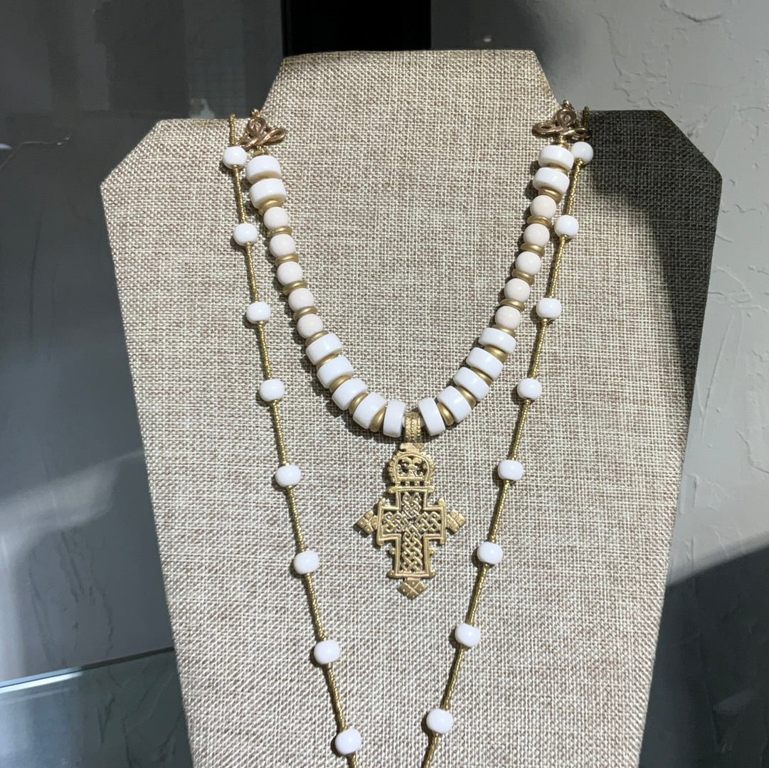 Brz Bone Fossil Jasper Cross