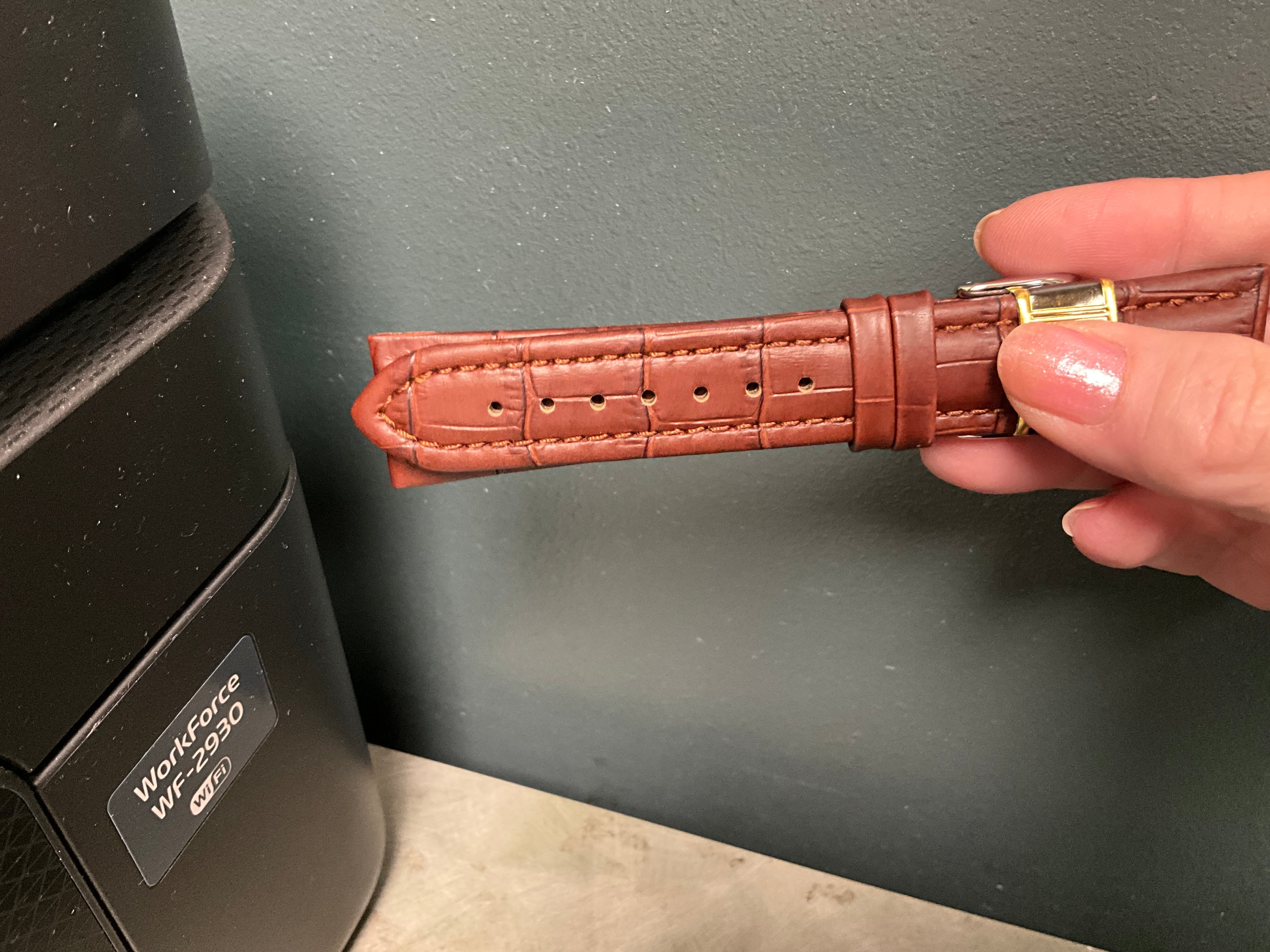 22L Gator Grain Brown Padded/Stitched