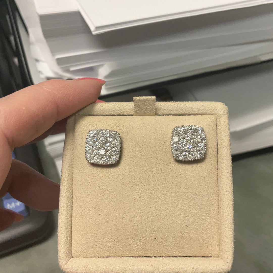 14kw 2.02 CT Diamond Earring