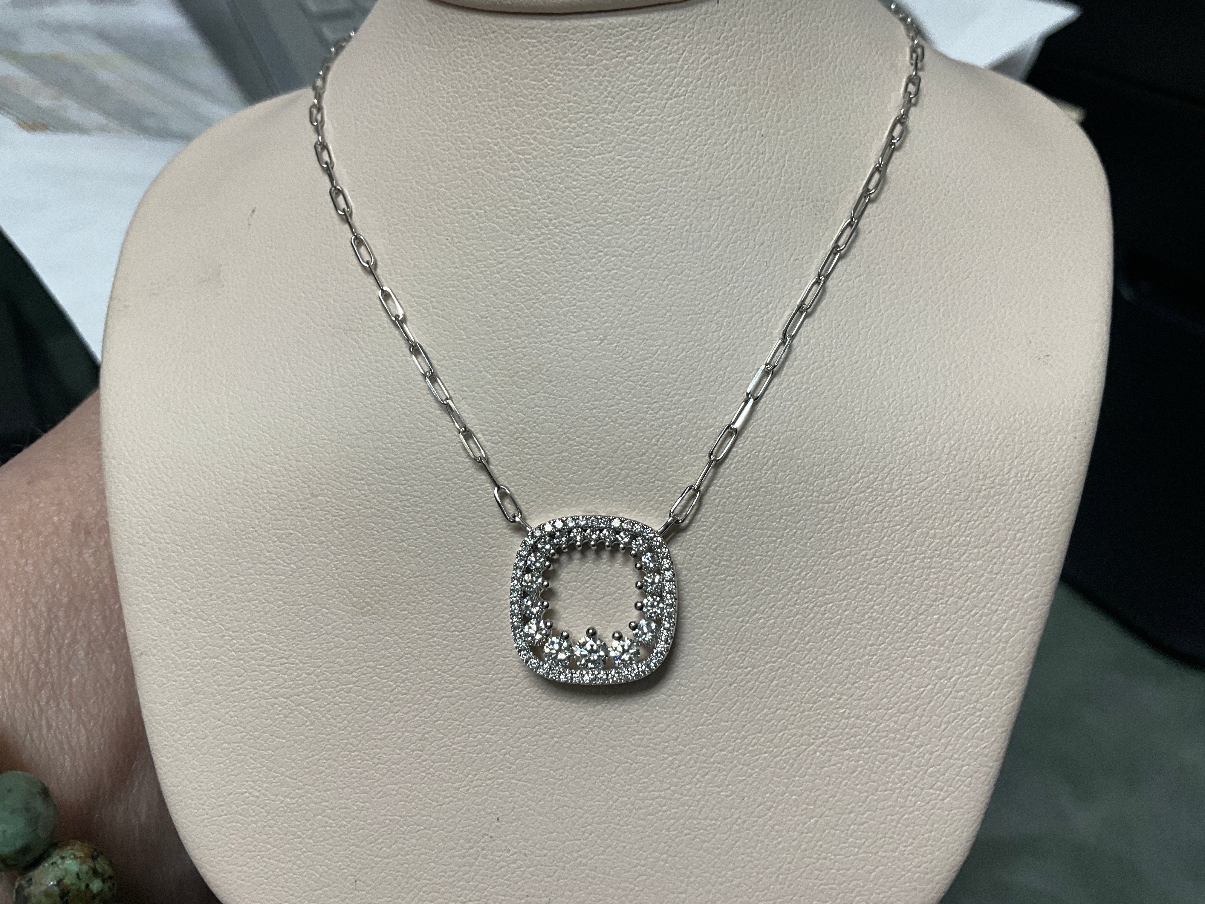 14KW Diamond Pendant .76CTW
