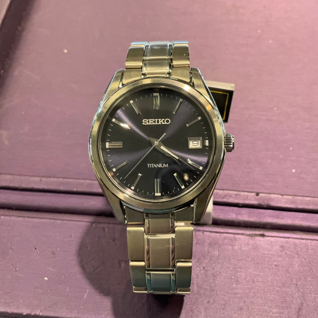 Essentials TI Analog Blue Dial