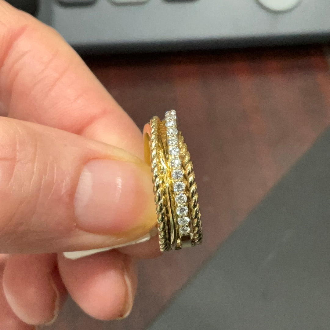 14KY .36CT Dia Ring