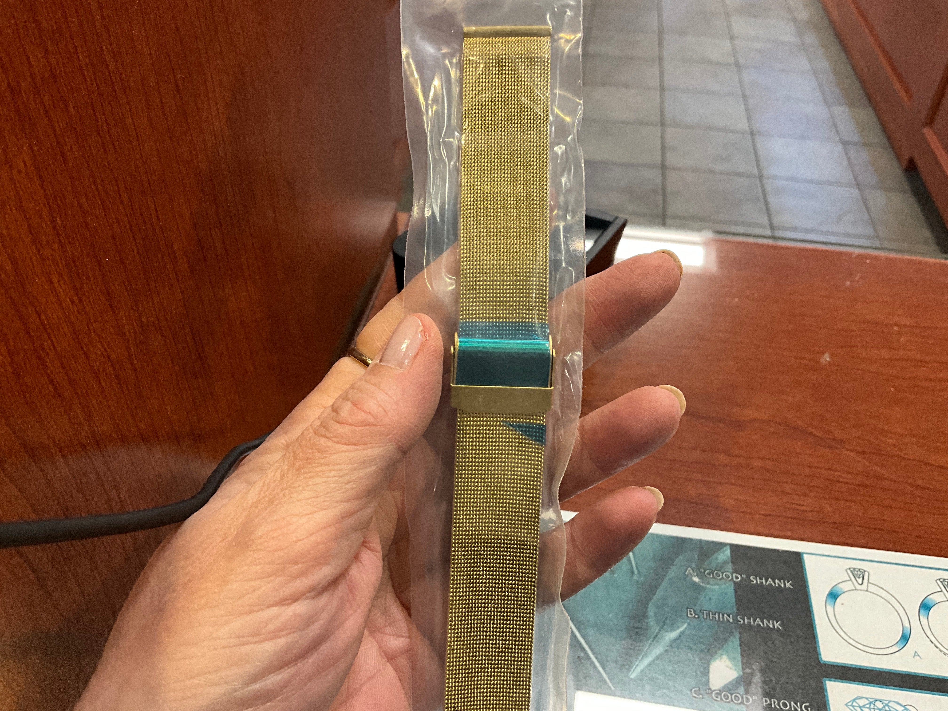 20MM Gold Mesh Band