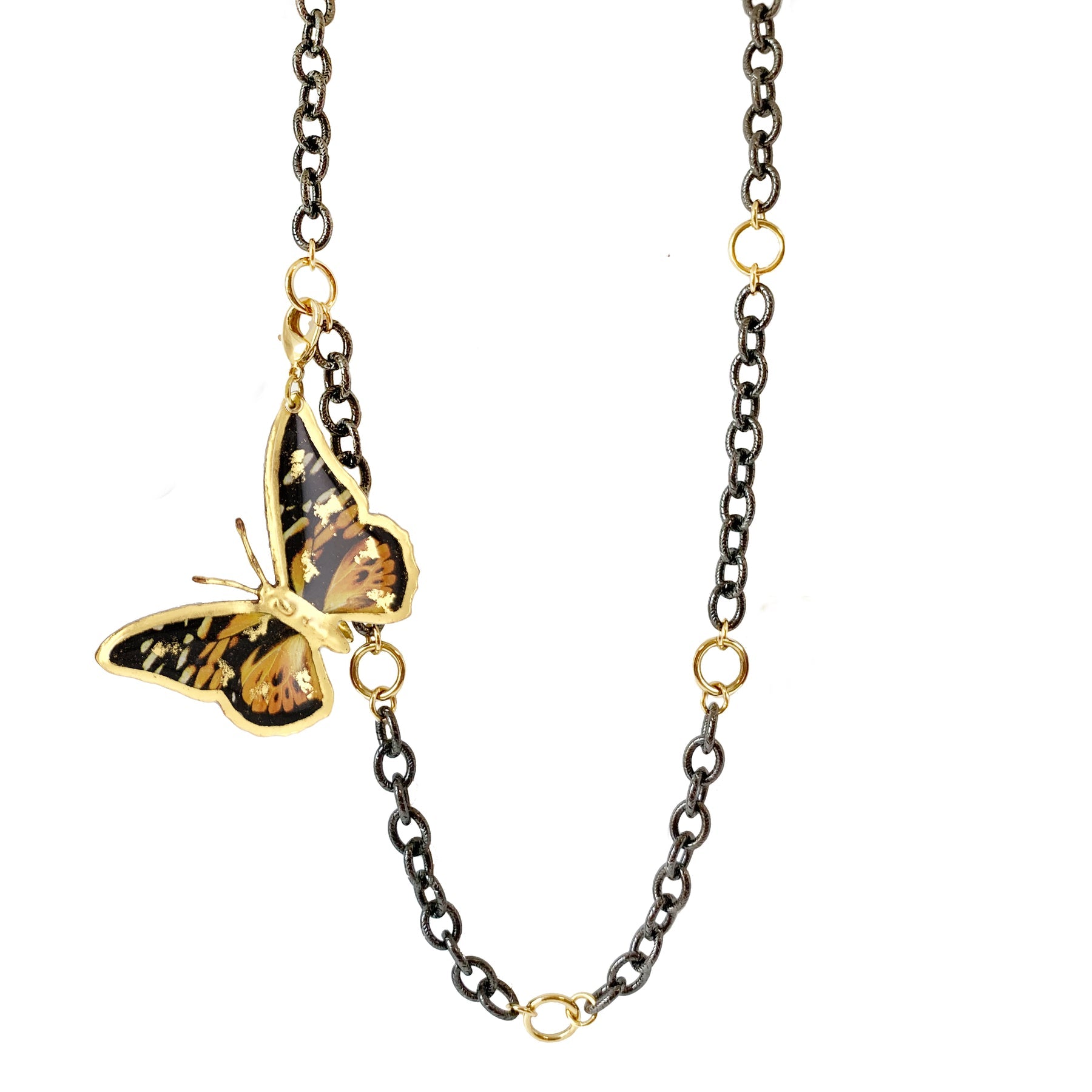 Monarch Butterfly Detachable Necklace